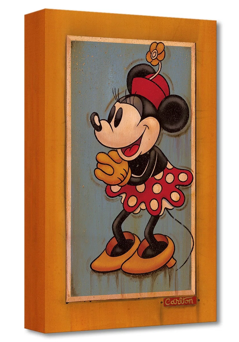 Vintage Minnie by Trevor Carlton — Gallery Wrapped Giclee On Canvas