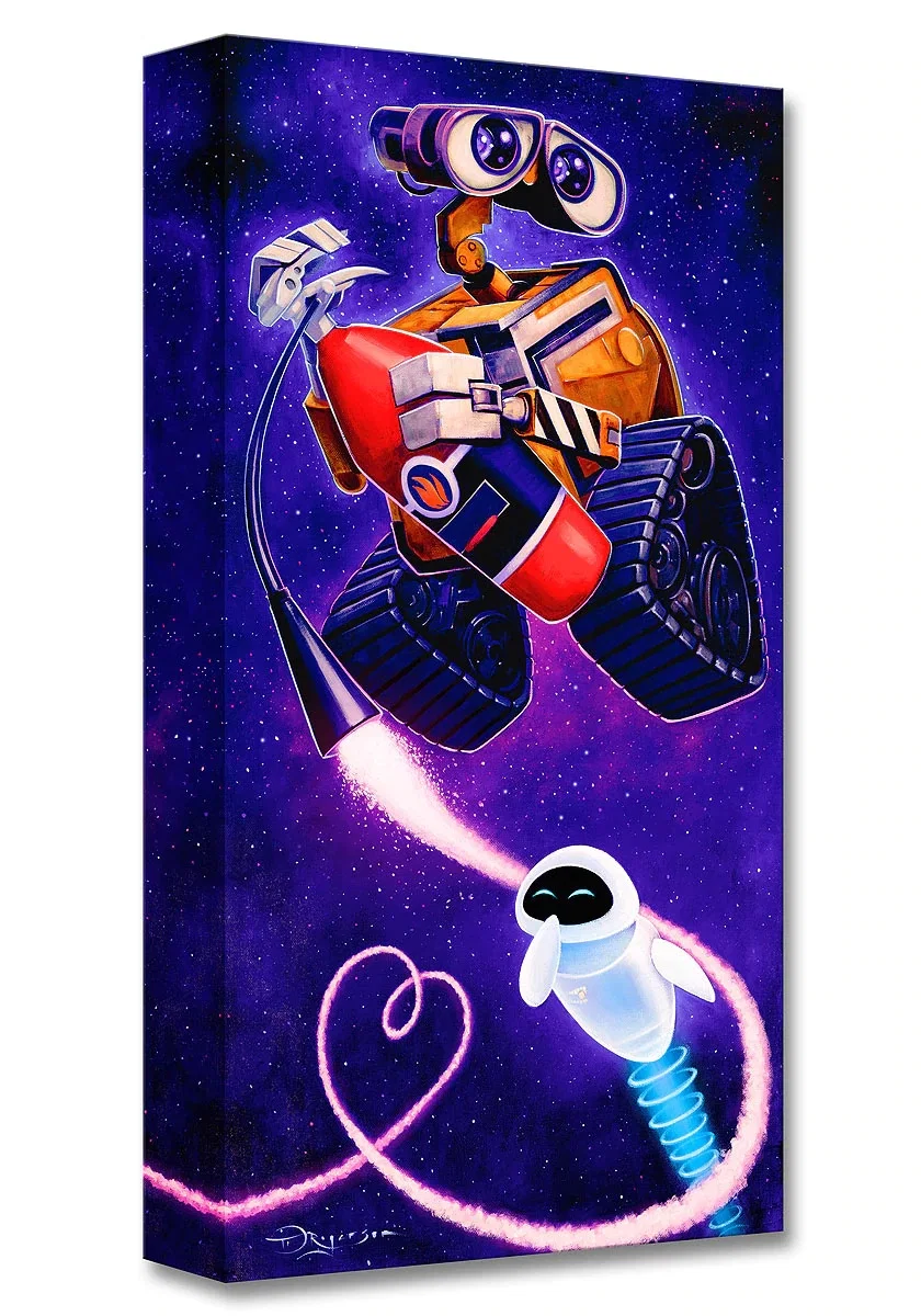 Wall E and Eve by Tim Rogerson — Giclee On Canvas