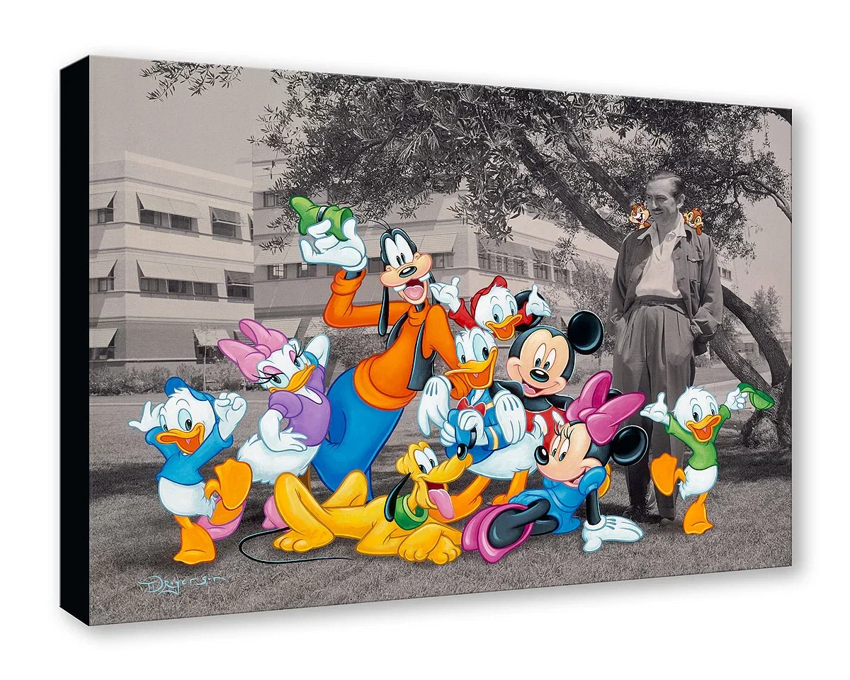 Walt and the Gang by Tim Rogerson — Gallery Wrapped Giclee On Canvas