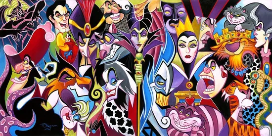 Tim Rogerson - All Their Wicked Ways Premiere Hand Embellished Giclee on Canvas