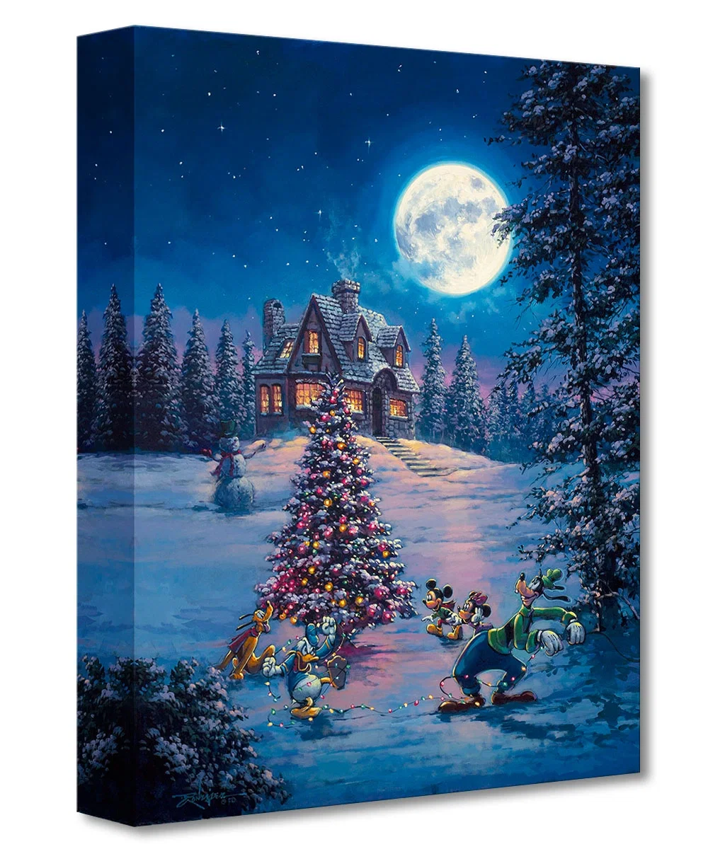 Winter Lights by Rodel Gonzalez — Gallery Wrapped Giclee On Canvas