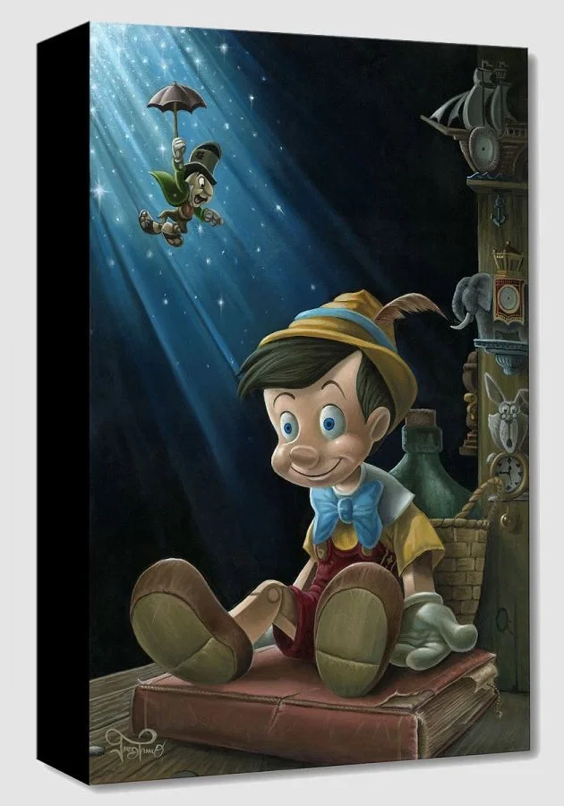 The Little Wooden Boy by Jared Franco — Giclee On Canvas