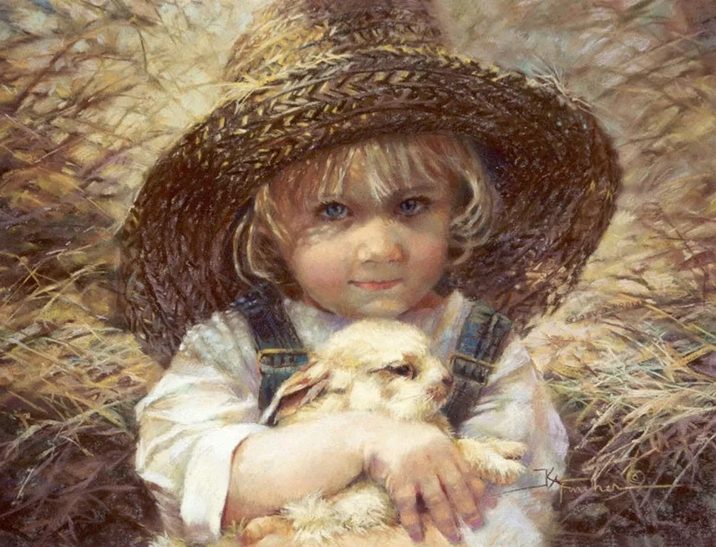 All Mine by Kathryn Fincher — Giclee On Canvas