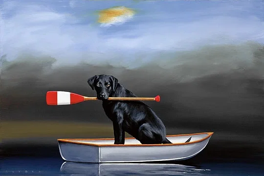 Doggie Paddle by Robert Deyber