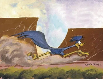 Desert Duo Road Runner by Chuck Jones — Giclee On Canvas
