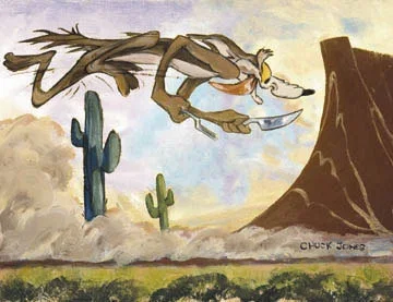 Desert Duo Willie Coyote by Chuck Jones