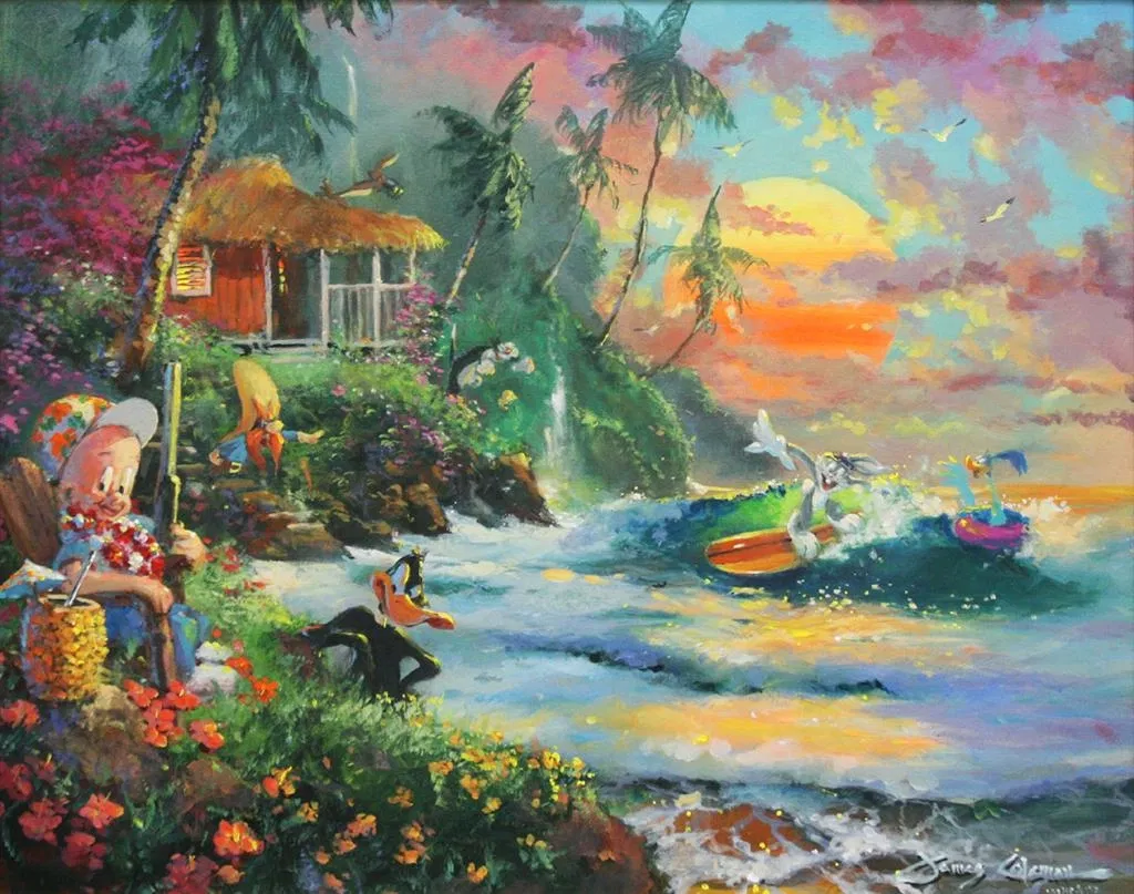 Paradise Season Canvas Giclee by James Coleman