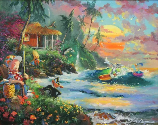 James Coleman - Paradise Season Canvas Giclee