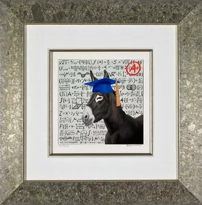 Robert Deyber - Smart Ass ll Framed