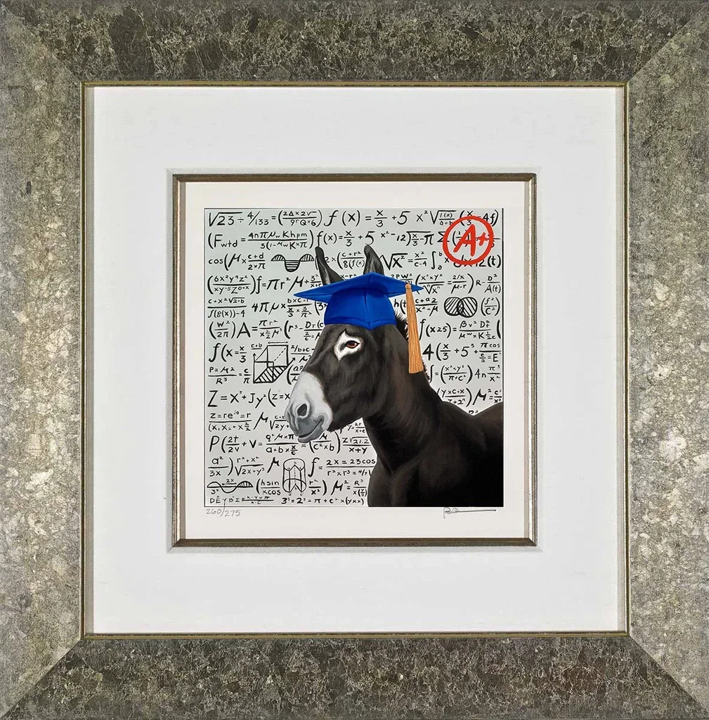 Smart Ass ll Framed by Robert Deyber