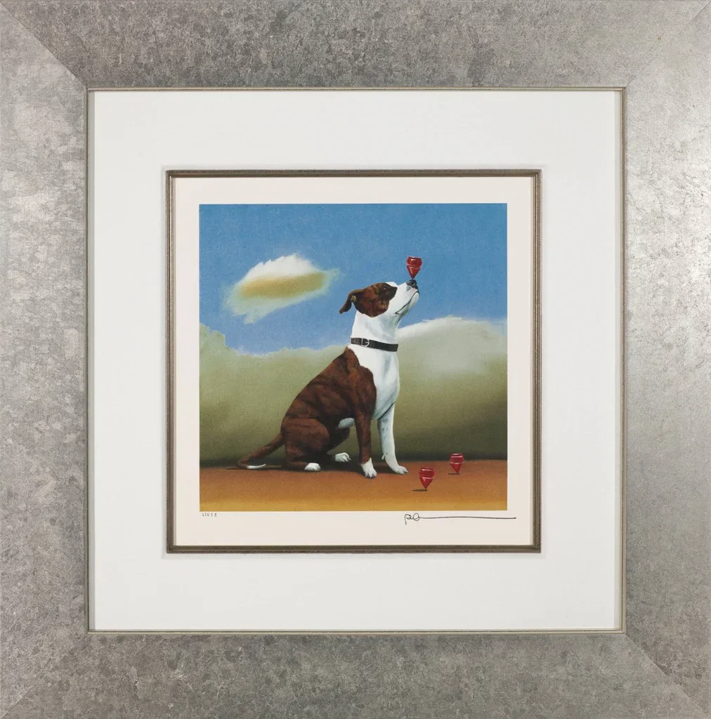Top Dog Framed by Robert Deyber