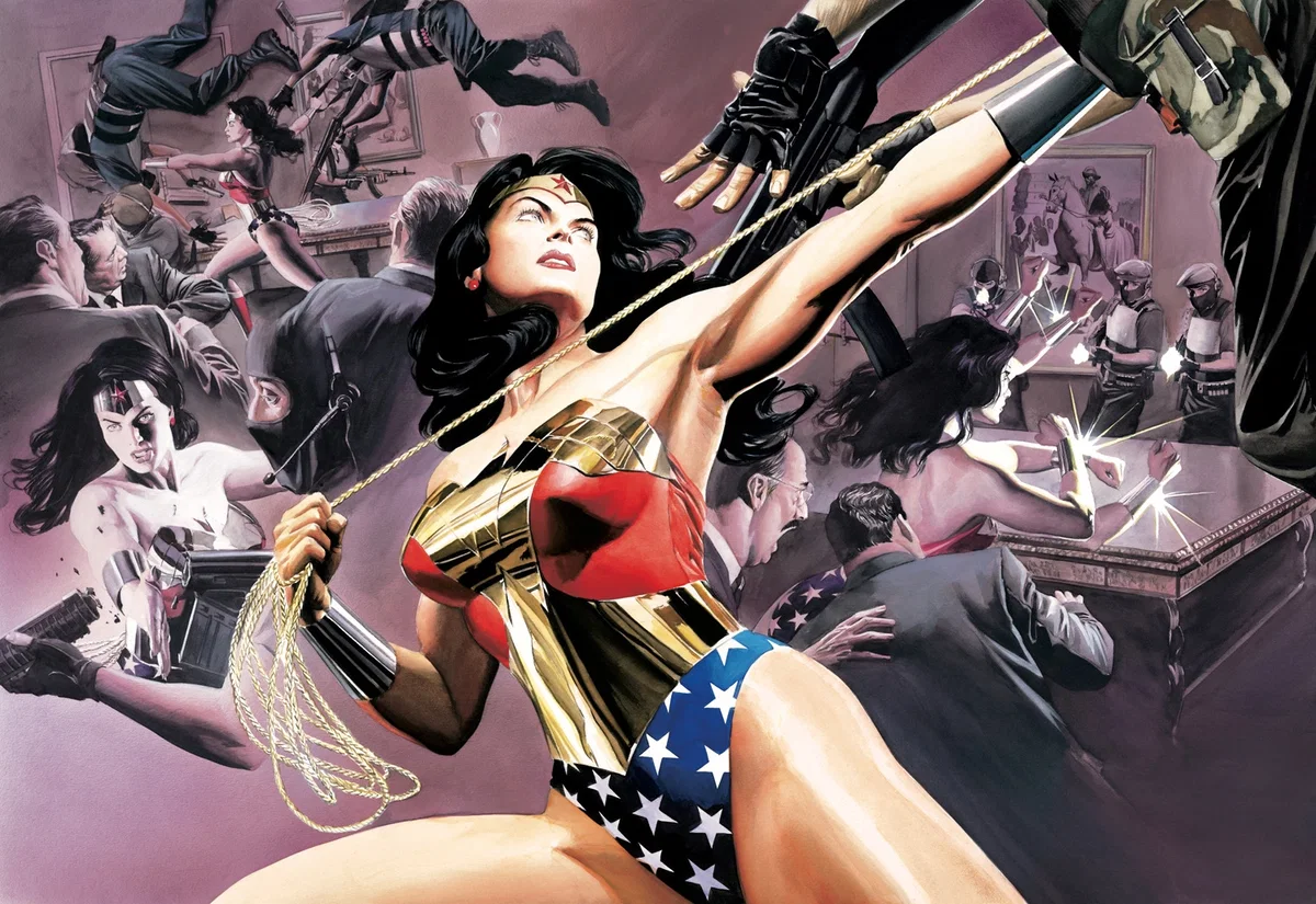 Wonder Woman Defender of Truth by Alex Ross — Giclee On Paper