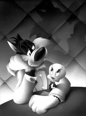 Alan Bodner and Harry Sabin-Portrait Series Tweety and Sylvester