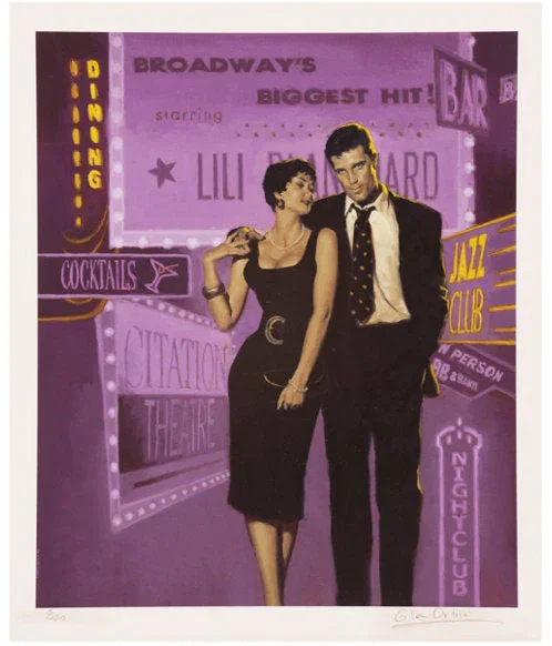 Broadway Nights by Glen Orbik — Giclee On Paper