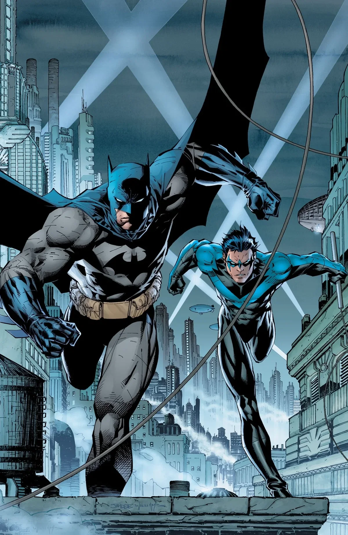 Gotham's Crime Fighters by Jim Lee — Giclee On Paper Artist Proof