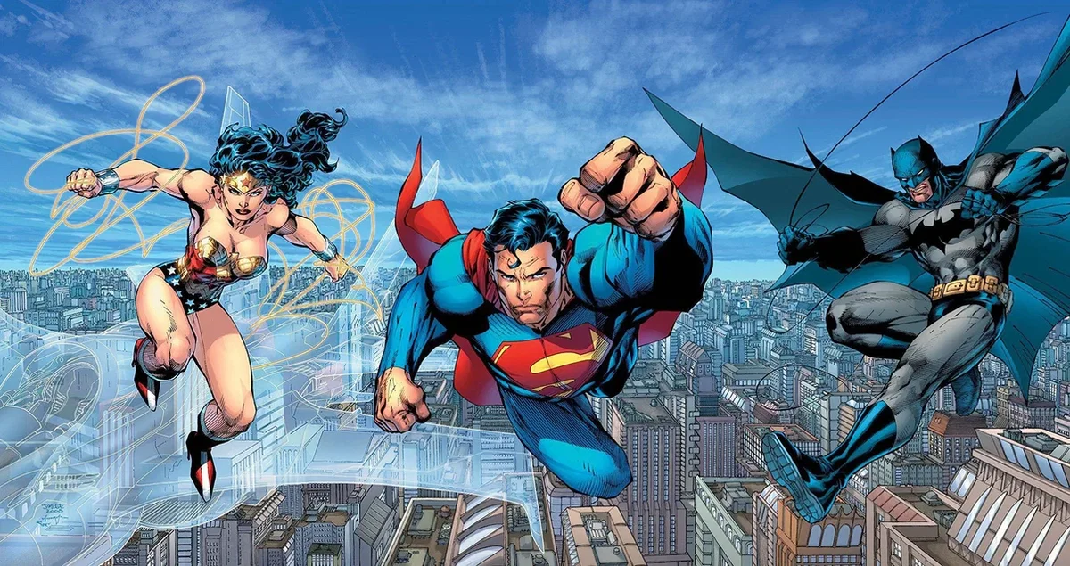Trinity Batman Superman And Wonder Woman by Jim Lee — Giclee On Canvas Artist Proof