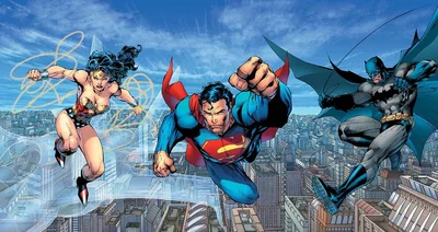Trinity Batman Superman And Wonder Woman by Jim Lee