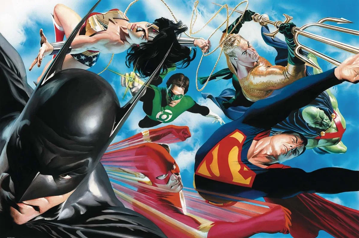 Liberty and Justice by Alex Ross — Giclee On Canvas