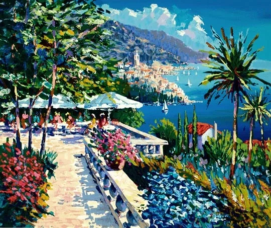 Amalfi Terrace Paper by Kerry Hallam