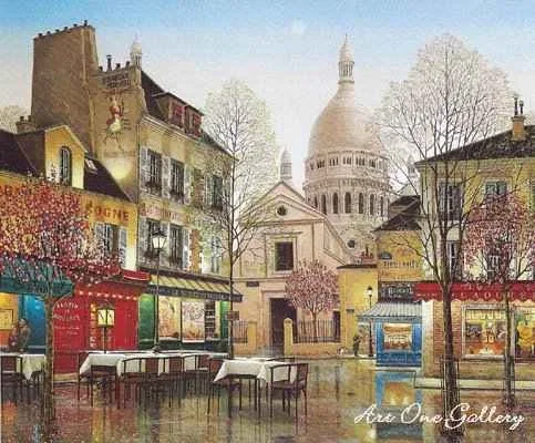 April in Paris by Liudmila Kondakova