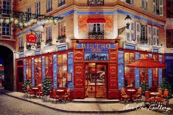 Bistro 1900 by Liudmila Kondakova