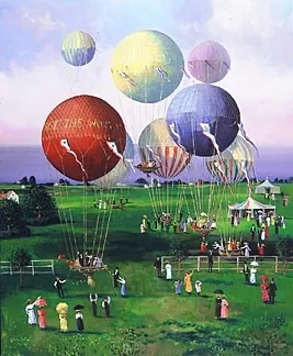 Sally Caldwell Fisher - Balloons, Balloons