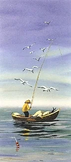 Early Catch by Sally Caldwell Fisher
