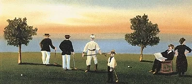 Rusticators at the Close of Day by Sally Caldwell Fisher