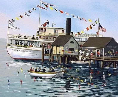 Green Island Ferry by Sally Caldwell Fisher