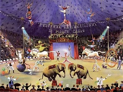 Monte Carlo Cirque by Sally Caldwell Fisher