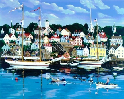 Swans Harbor by Sally Caldwell Fisher