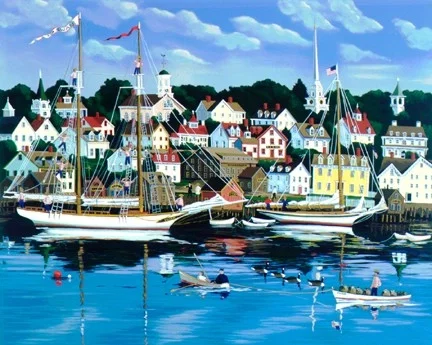 Swans Harbor by Sally Caldwell Fisher