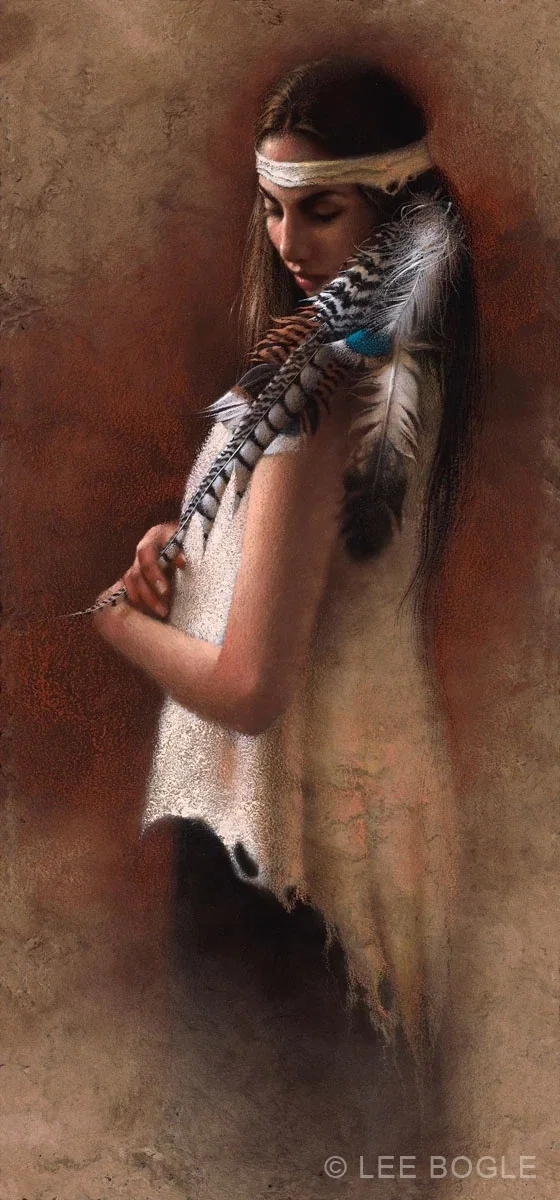 Cherokee Princess by Lee Bogle — Giclee On Canvas