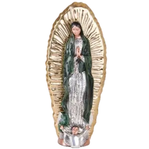 Dargenta - Silver Virgin Of Guadalupe w/ 24K Gold Solar Rays