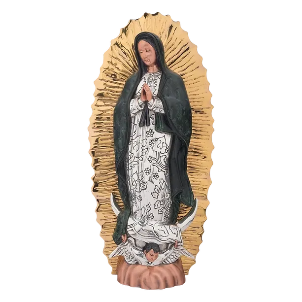 Dargenta - Silver Virgin of Guadalupe Gold Solar Rays