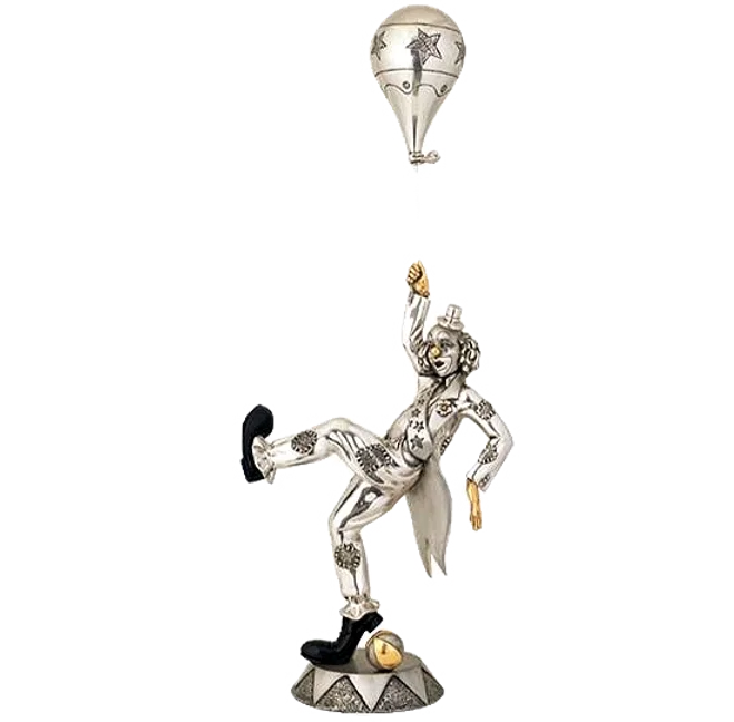Unbalanced Clown Statue by Dargenta