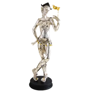 Dargenta - Silver Columbine Woman Statue