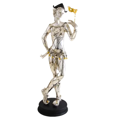 Dargenta - Silver Columbine Woman Statue