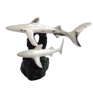 Dargenta - Adult & Young Shark Statue