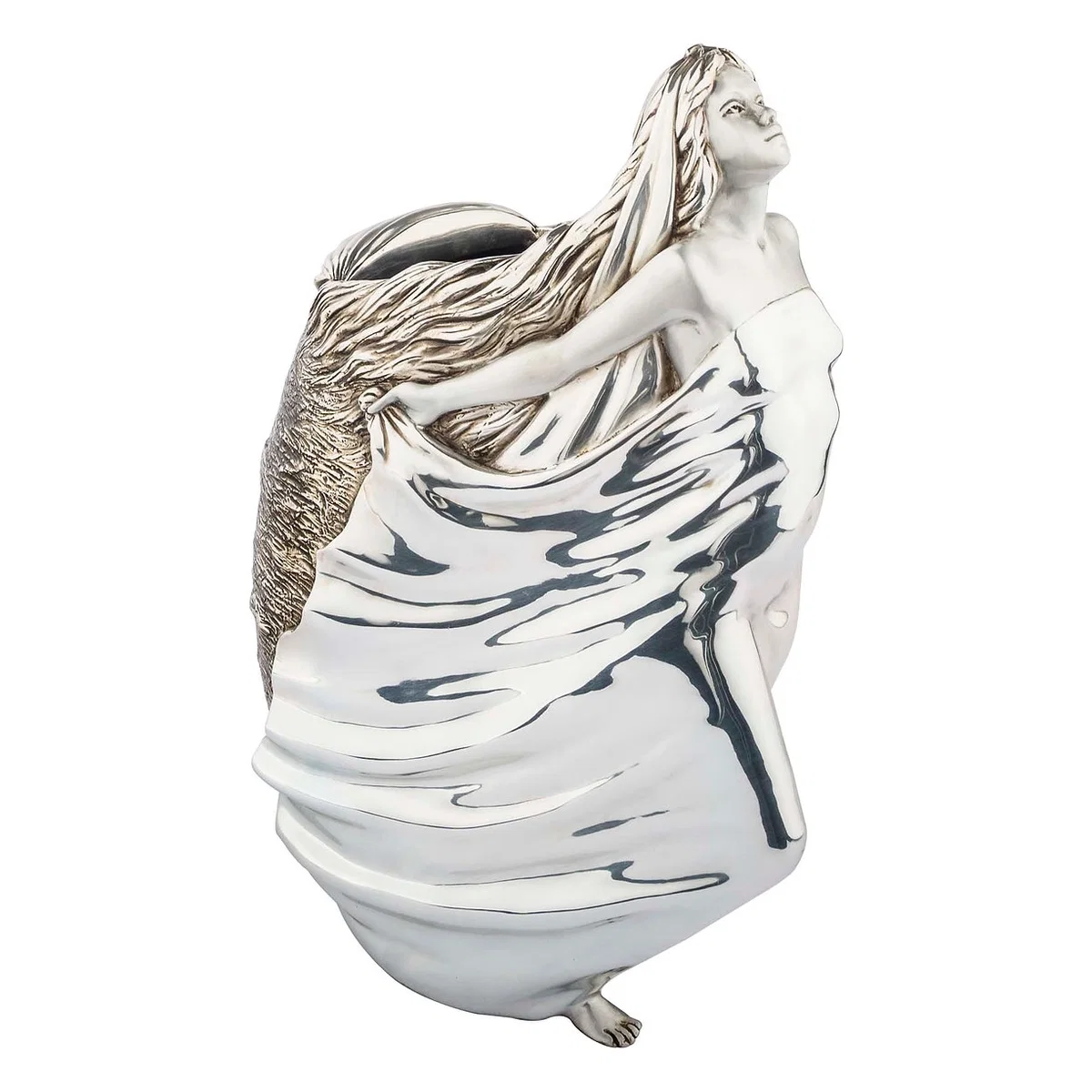 The Hope Woman Flower Vase by Dargenta
