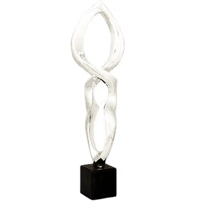 Dargenta - Abstract Flame Silver Sculpture