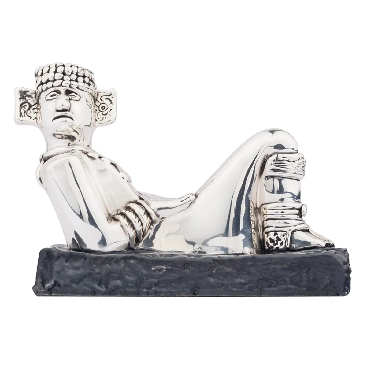 Silver Chac Mool Statue by Dargenta