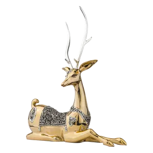 Dargenta - Young Mother Thai Gold Deer Statue
