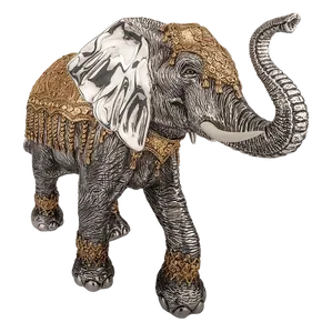 Dargenta - Silver Indian Elephant Statue