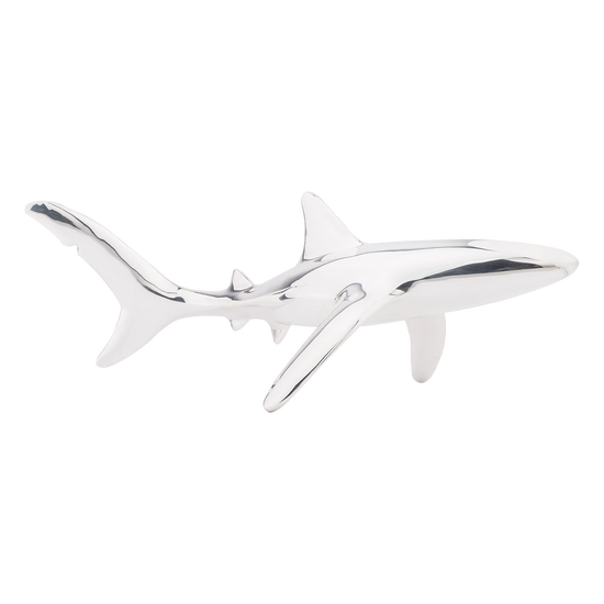 Dargenta - Silver Shark Statue