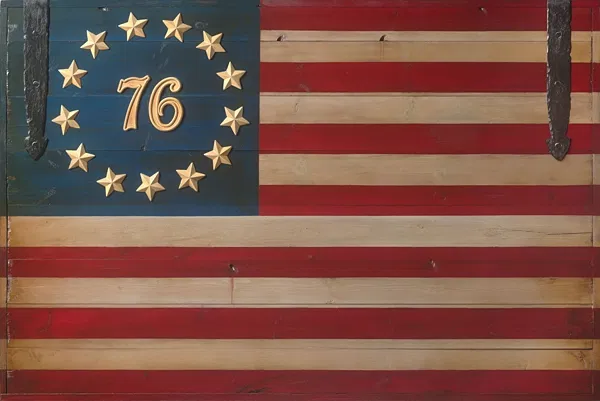 The Spirit of 76 Flag MASTERWORK OPEN EDITION by David Grant — Canvas