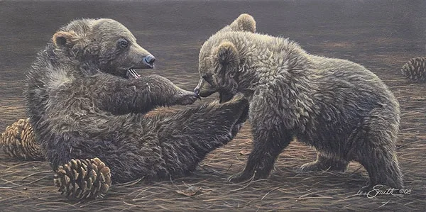 Brawlin Bruins SMALLWORK EDITION ON by Daniel Smith — Canvas