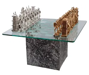 Dargenta - Aztecs vs Spanish Chess Set