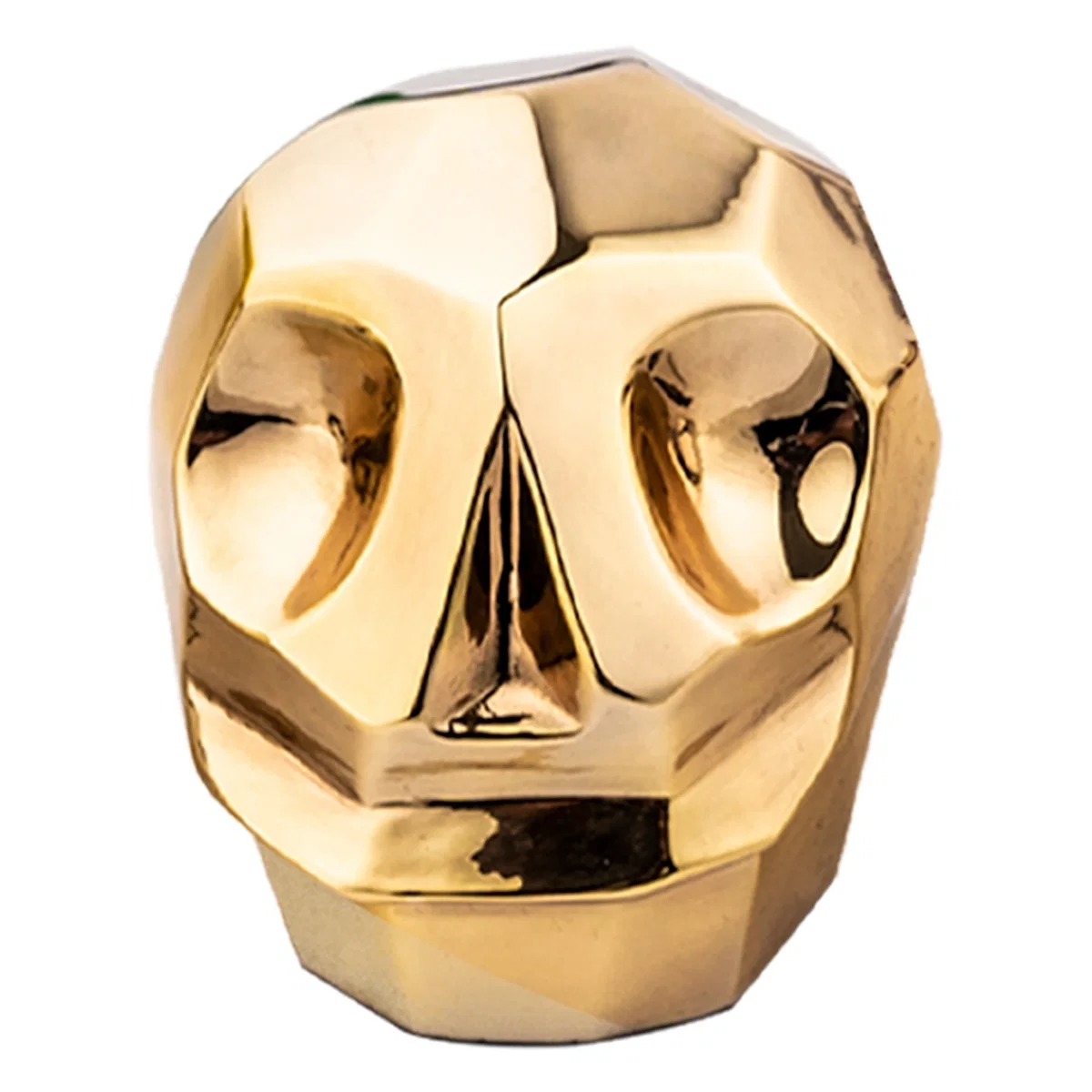 Gold Skull Figure Tzompantli by Dargenta