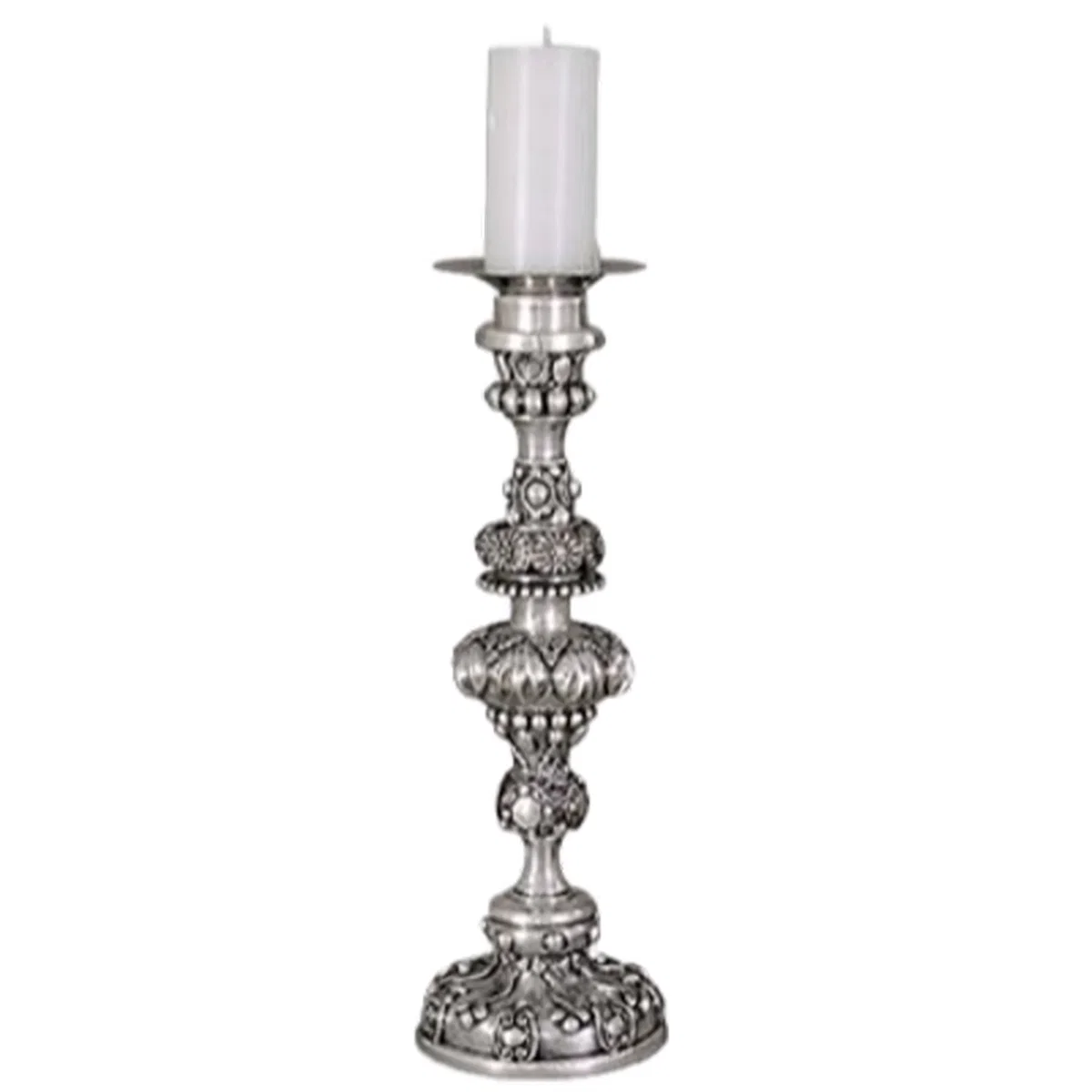 Celio Silver Candle Holder by Dargenta